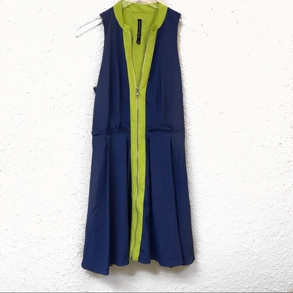 W118 By Walter Baker Blue Zip Up Dress #973